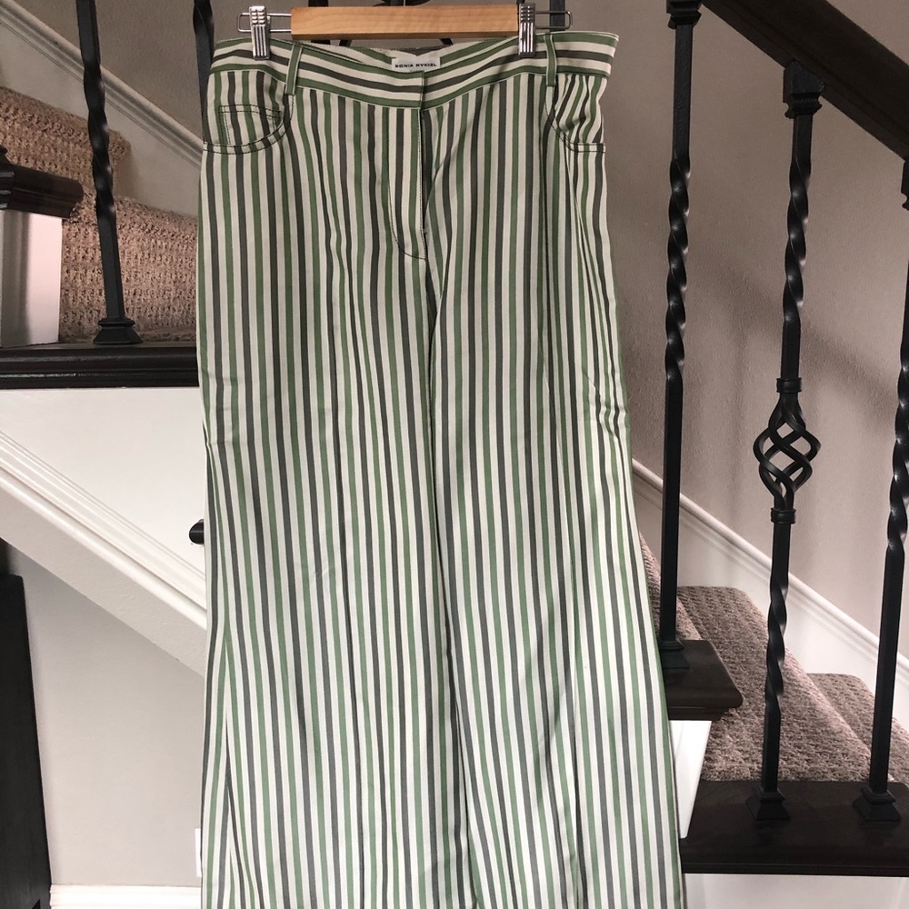 Sonia rykel striped pants size 8/44